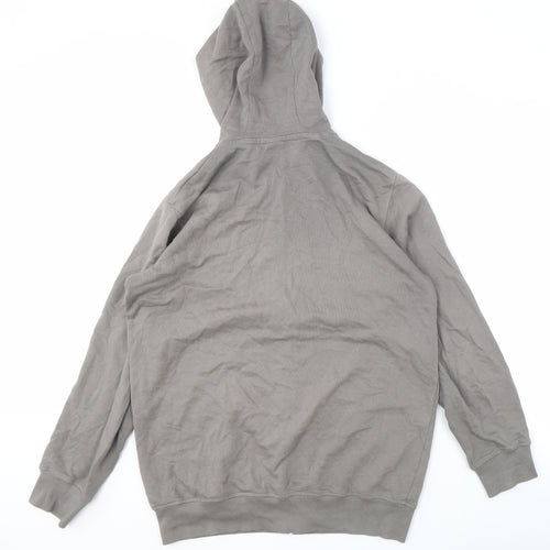 Cotton Traders Men's Grey M Full Zip Hoodie