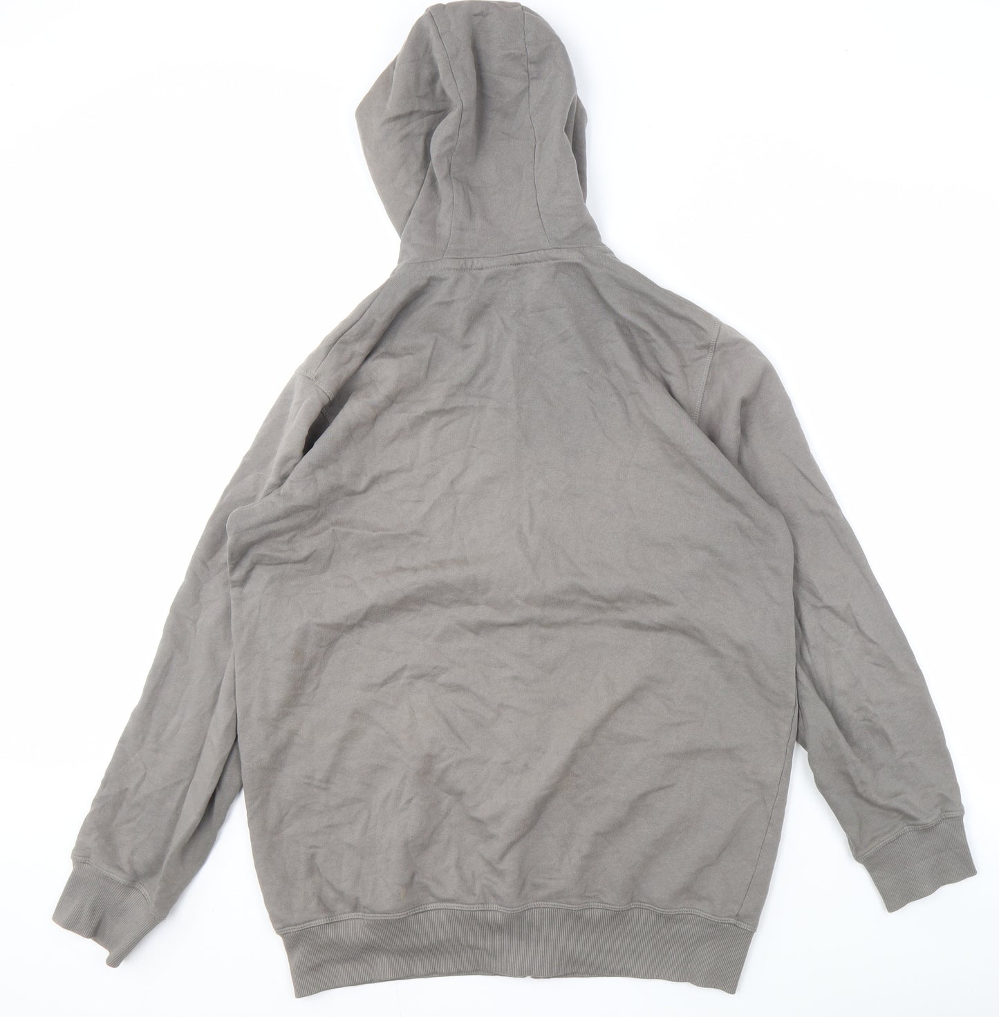 Cotton Traders Men's Grey M Full Zip Hoodie