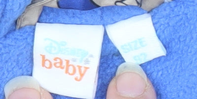 Disney Unisex Baby Puffer Jacket 24 Months Stitch Beige/Blue