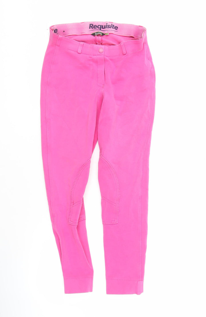 Requisite Women's Pink Jogger Trousers - Size 10