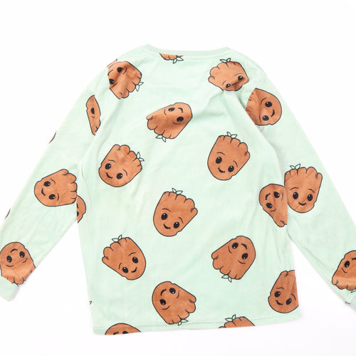 Primark Women's Green Marvel Pyjama Top, Size 10-12