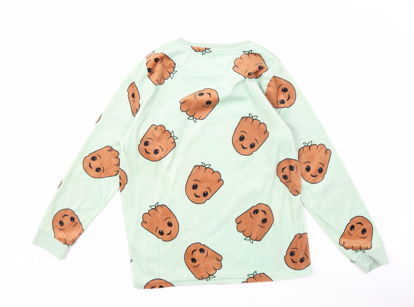 Primark Women's Green Marvel Pyjama Top, Size 10-12