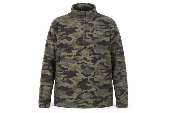Mountain Warehouse Men's XS Camouflage Pullover Fleece