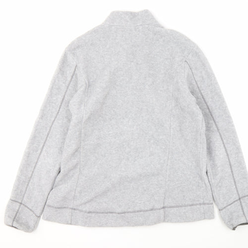Decathlon Men's Grey Fleece Jacket XL
