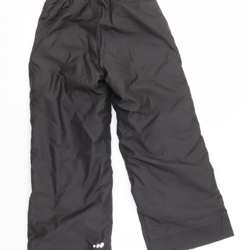 Decathlon Boys' Black Snow Pants 8 Years