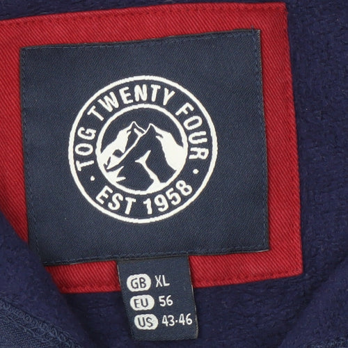 Tog Twenty Four Men's Blue XL 1/2 Zip Sweatshirt