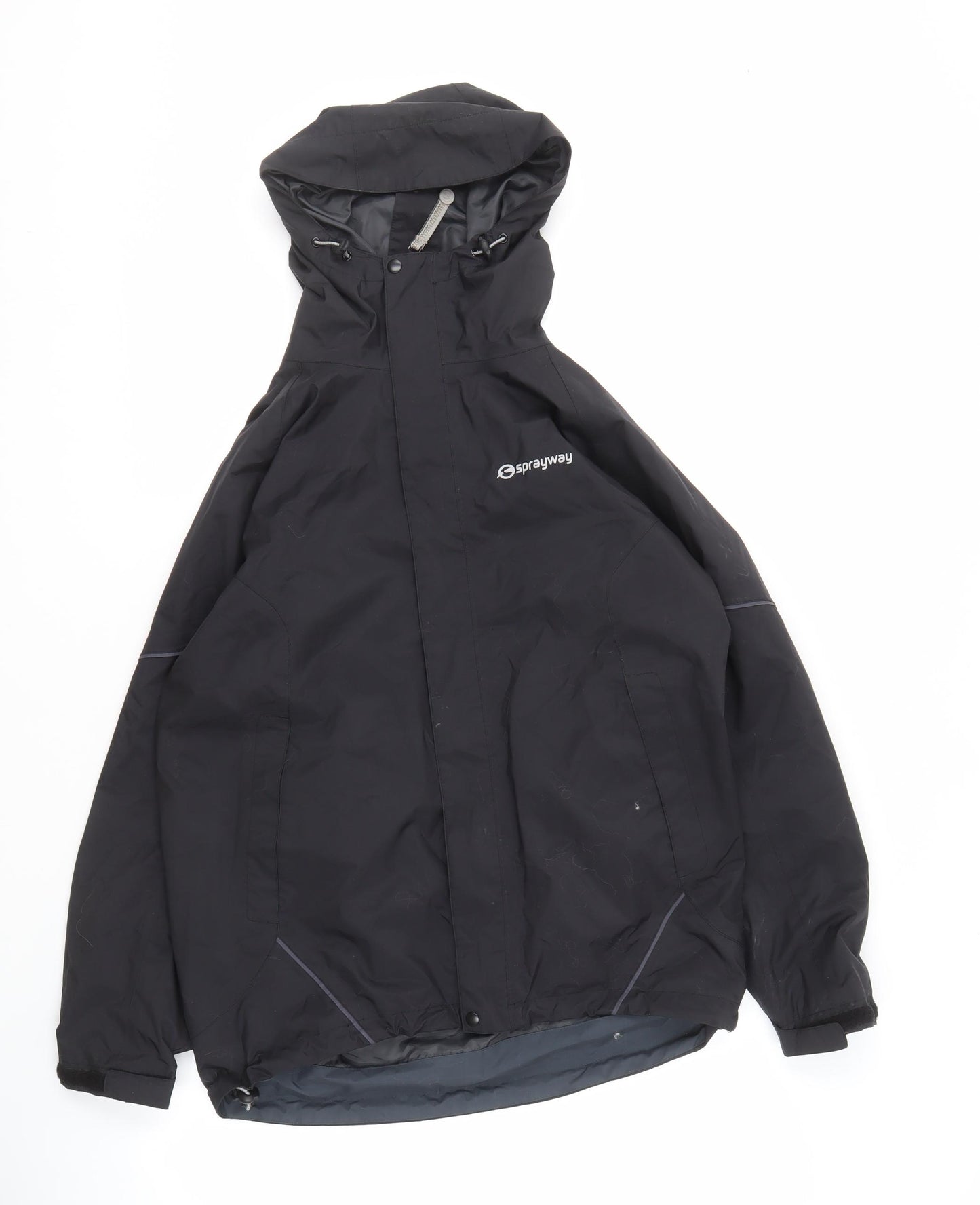 Sprayway Boys Black Rain Coat, Age 12-13, Waterproof Jacket