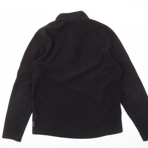 Decathlon Men's Black Fleece Pullover Hoodie L