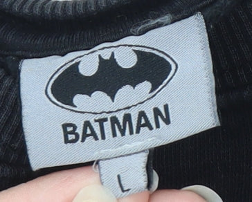 Batman Men's Black Pullover Sweatshirt L