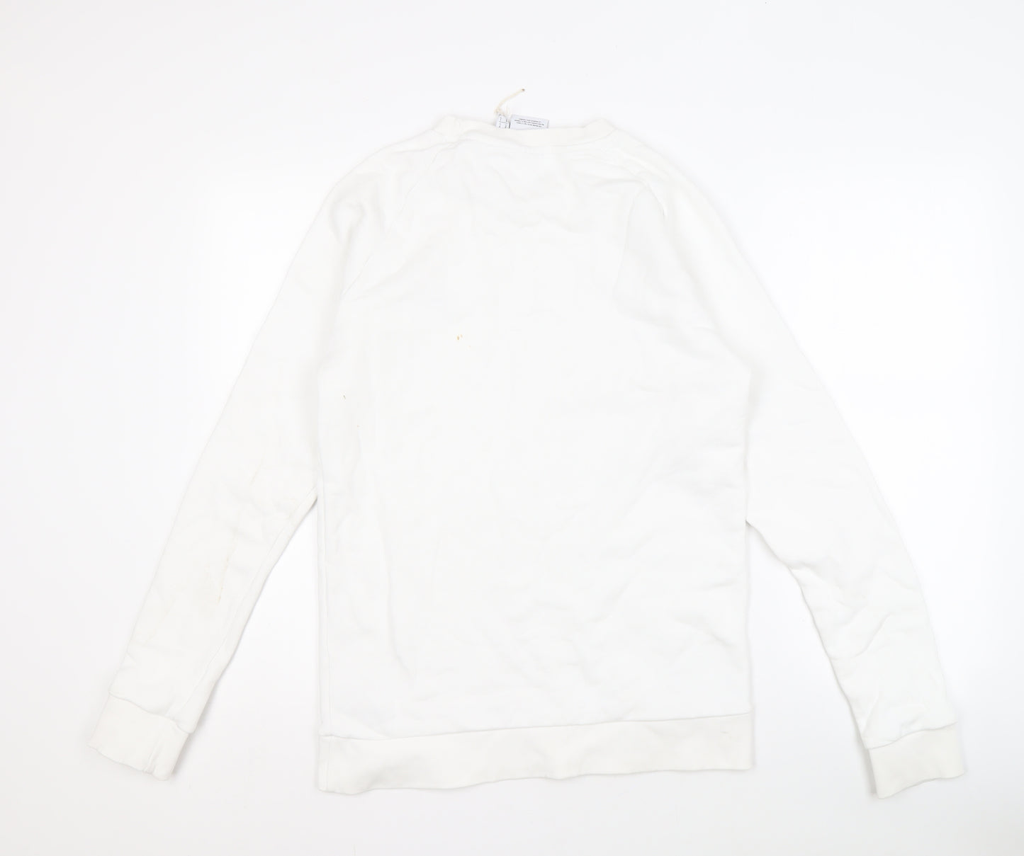 Adidas Men's White Pullover Sweatshirt S