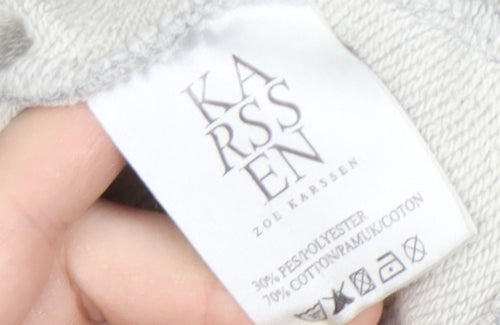 Zoe Karssen Women's Grey Pullover Sweatshirt M