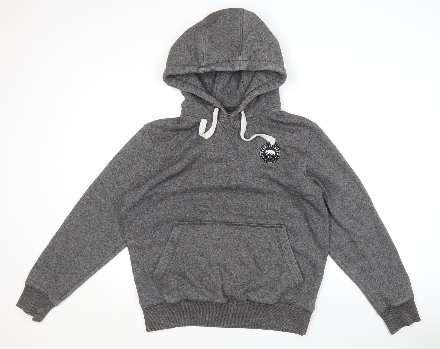 SoulCal Men's Grey Pullover Hoodie - Size L