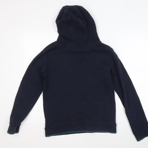 Boys Blue Hoodie 13-14 Years Pullover with Logo