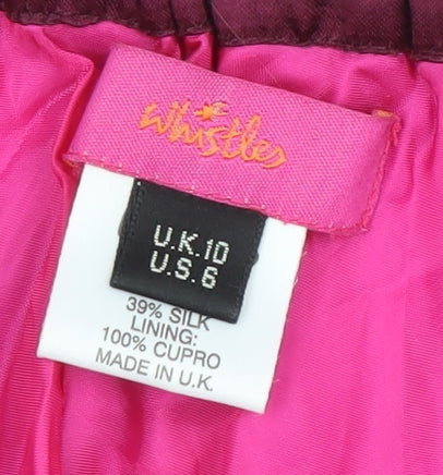 Whistles Women's Multicoloured Floral Skirt Size 10