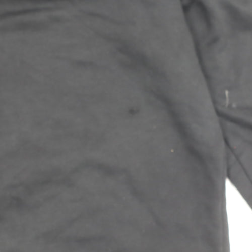 Closure London Men's Black Beige Logo Hoodie L