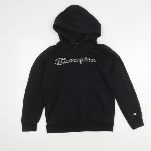Champion Boys Black Pullover Hoodie L