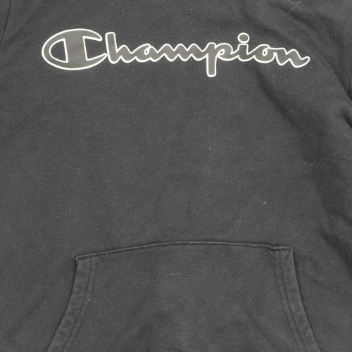Champion Boys Black Pullover Hoodie L