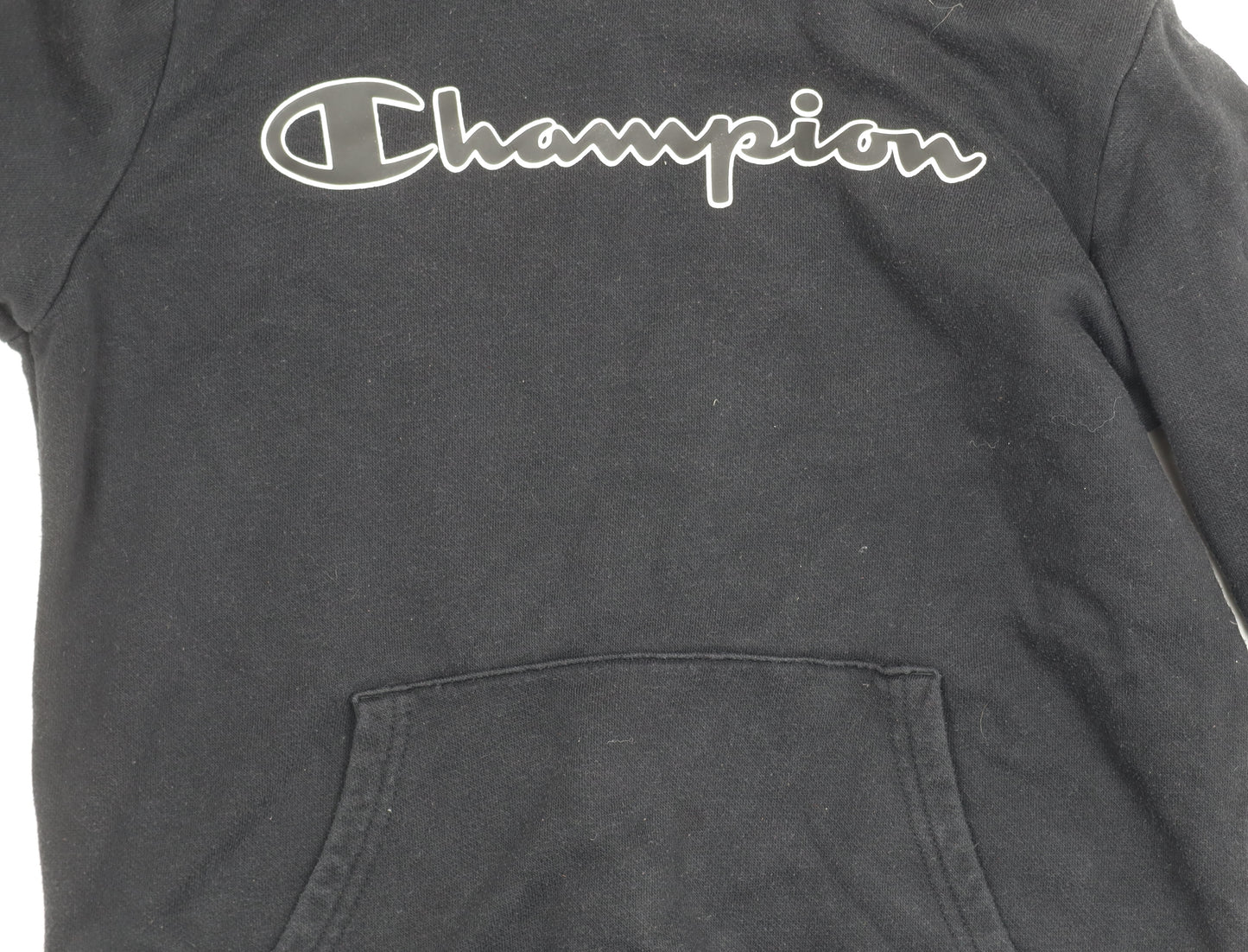 Champion Boys Black Pullover Hoodie L
