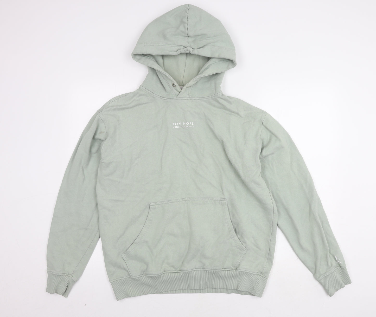 Tom Hope Men's Green Pullover Hoodie - Size L