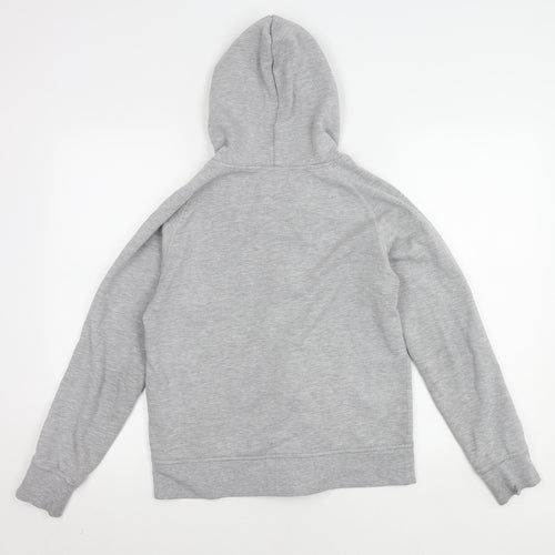 Canterbury Women's Grey Hooded Zip Jacket Size 12