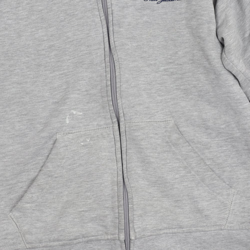 Canterbury Women's Grey Hooded Zip Jacket Size 12