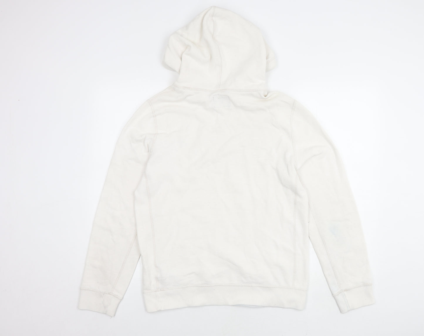 Abercrombie & Fitch Men's White S Hoodie Pullover