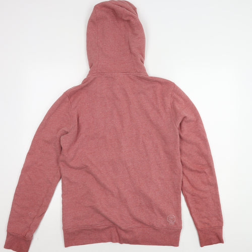 Protest Men's Red Full Zip Hooded Jacket Size M