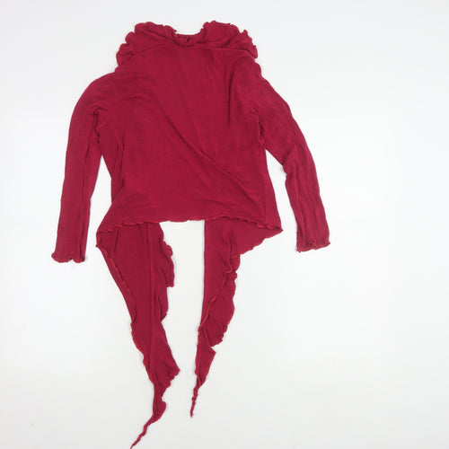 Phase Eight Women's Red Wrap Jumper Size 8