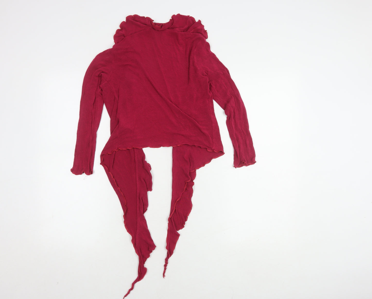 Phase Eight Women's Red Wrap Jumper Size 8