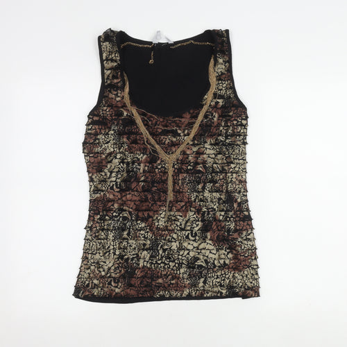 Redherring Women's Black Sleeveless Blouse Size 14