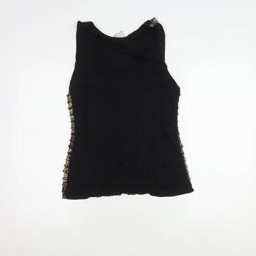 Redherring Women's Black Sleeveless Blouse Size 14