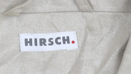 HIRSCH Women's Beige Linen Blazer Size 12