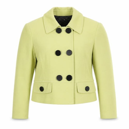 Marks and Spencer Green Cropped Blazer UK 14 Women