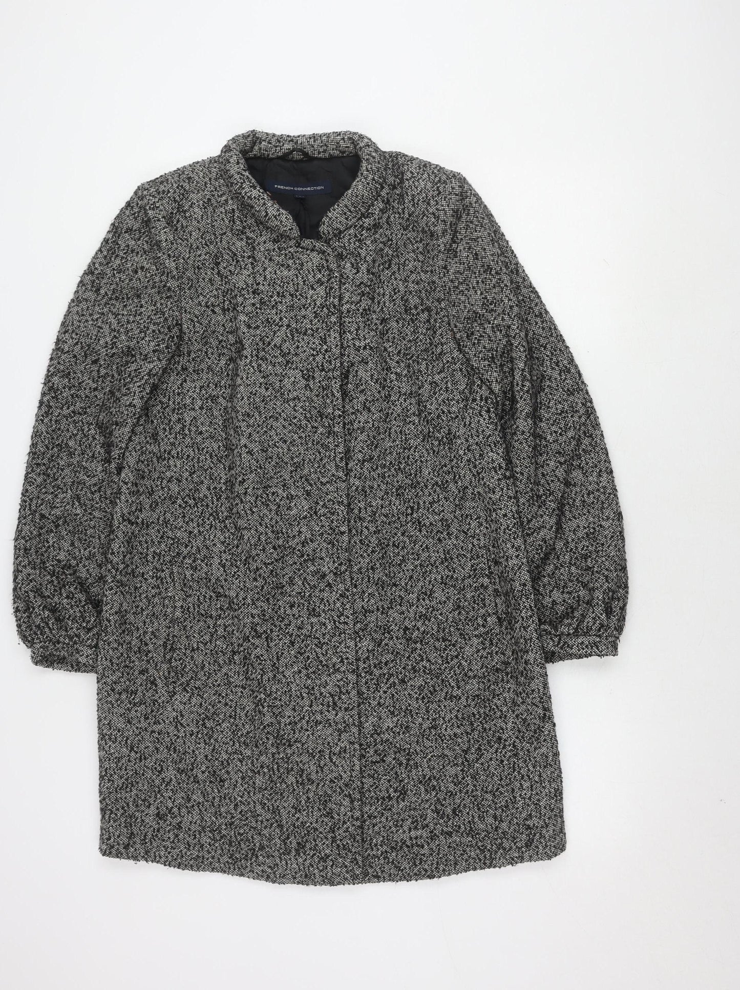 French Connection Women's Black Coat Size 8