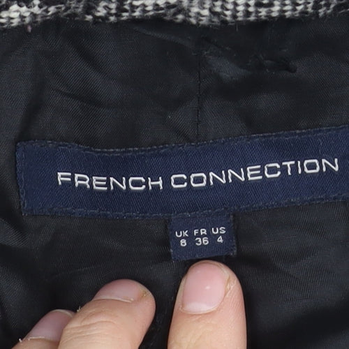 French Connection Women's Black Coat Size 8