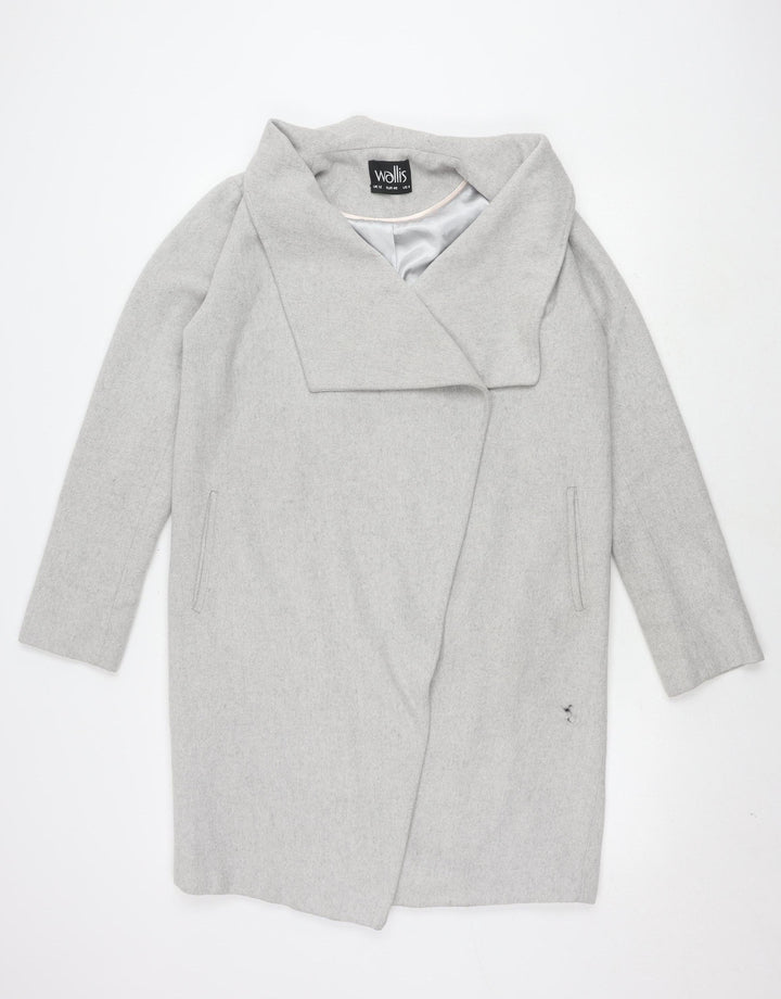 Wallis Women's Grey Coat Size 12