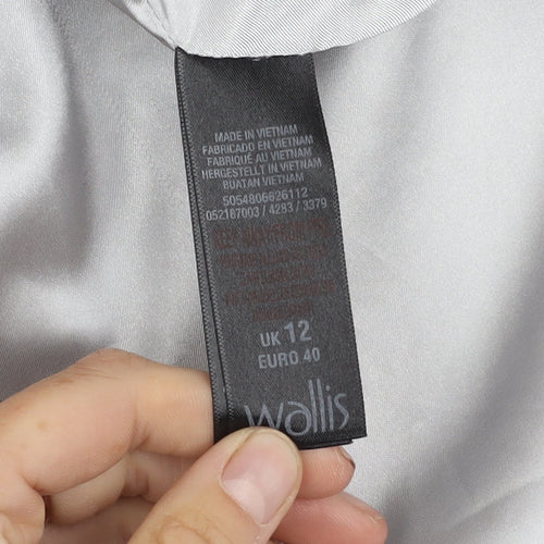 Wallis Women's Grey Coat Size 12