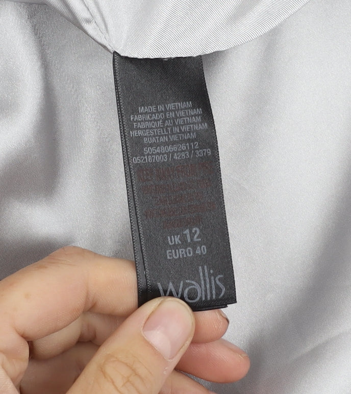 Wallis Women's Grey Coat Size 12