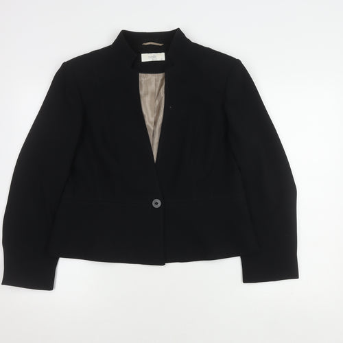 Wallis Women's Black Blazer, Size 16, Petites, Formal