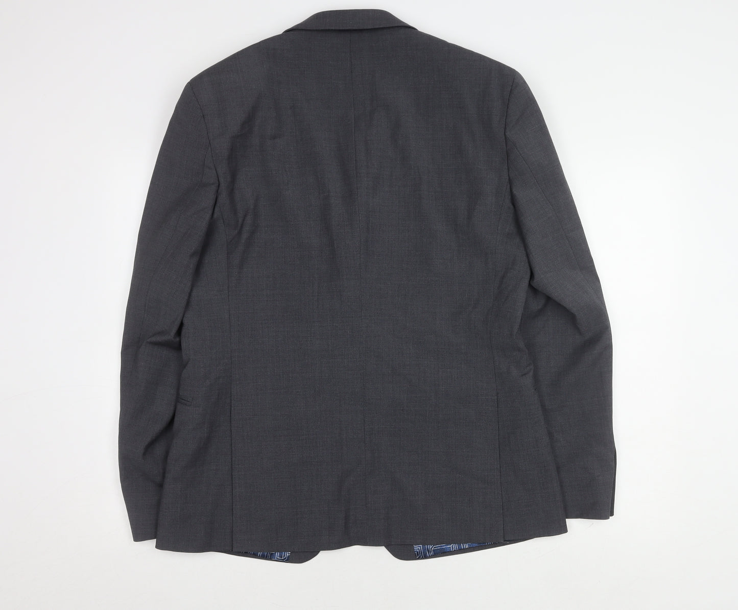 Ted Baker Men's Grey Slim-fit Blazer 42R Classic Style