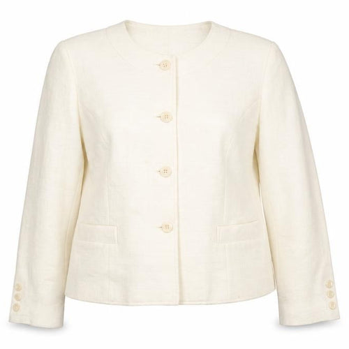Debenhams Women's Ivory Suit Jacket Size 16