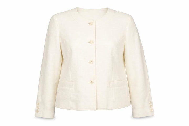 Debenhams Women's Ivory Suit Jacket Size 16