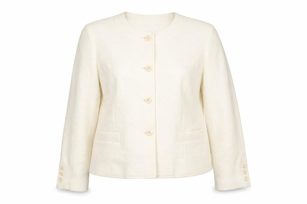 Debenhams Women's Ivory Suit Jacket Size 16