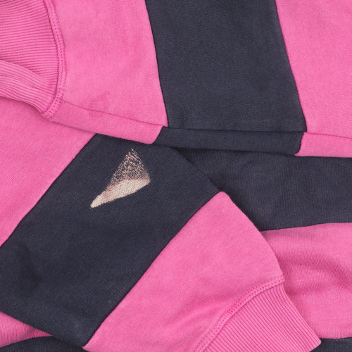 Cotton Traders Women’s Pink Striped Pullover M