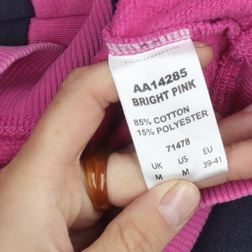 Cotton Traders Women’s Pink Striped Pullover M