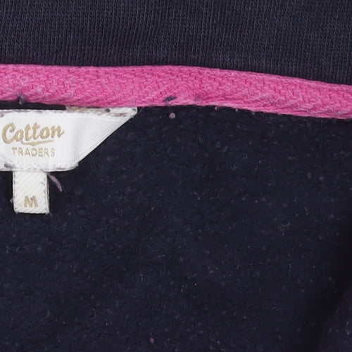 Cotton Traders Women’s Pink Striped Pullover M