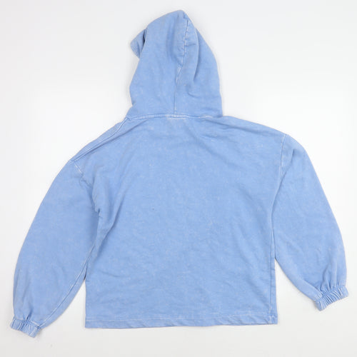 Disney Women’s Blue Hoodie Minnie Mouse Pullover Size 10