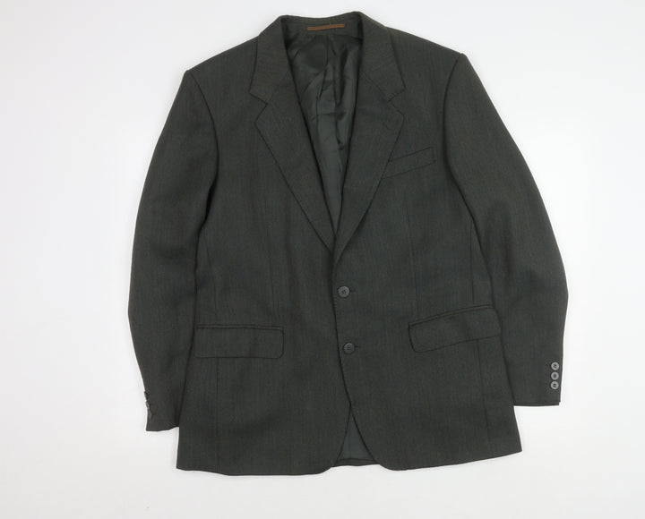 Varteks Men's Green Blazer - Size 42R, Classic Business Style