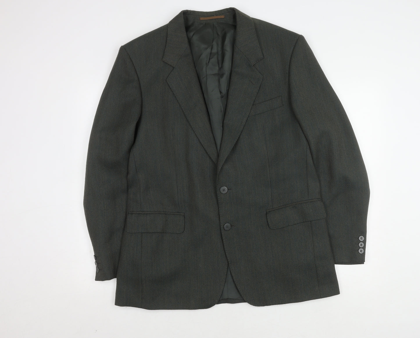 Varteks Men's Green Blazer - Size 42R, Classic Business Style