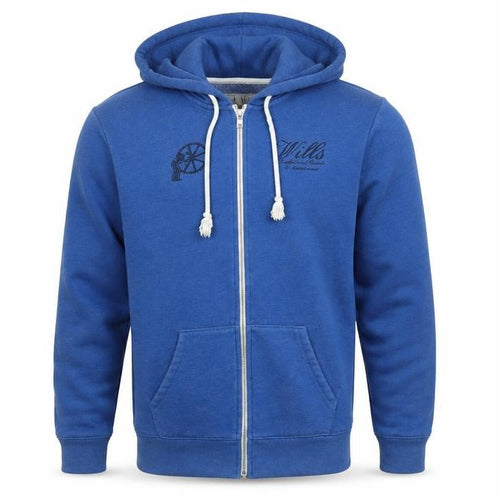 Jack Wills Men's Blue Hooded Jacket L, Casual, Autumn